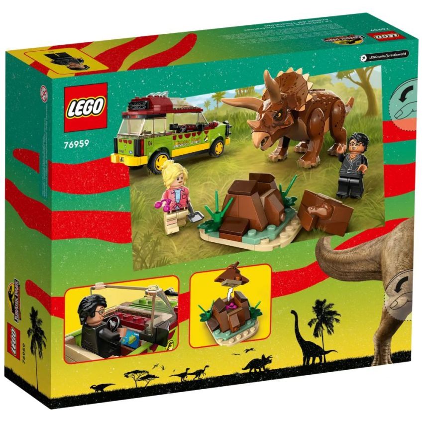 LEGO® Jurassic Park 30th Anniversary 76959 - Triceratops-Forschung