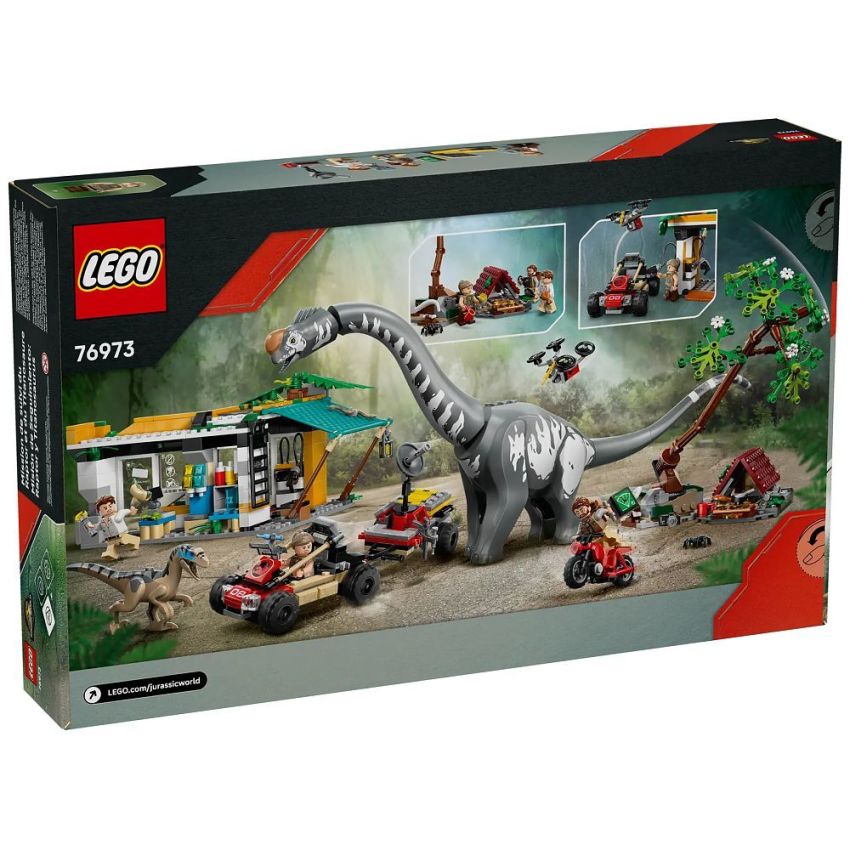 LEGO® Jurassic World™ 76973 - Raptor & Titanosaurus: Große Fährtensuche