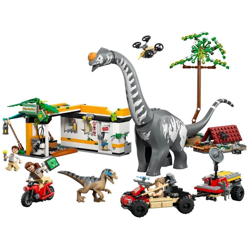 LEGO® Jurassic World™ 76973 - Raptor & Titanosaurus: Große Fährtensuche