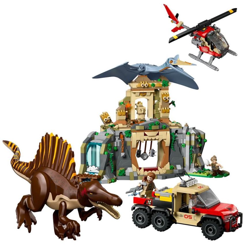 LEGO® Jurassic World™ 76976 - Spinosaurier & Quetzalcoatlus: Hubschrauber-Einsatz
