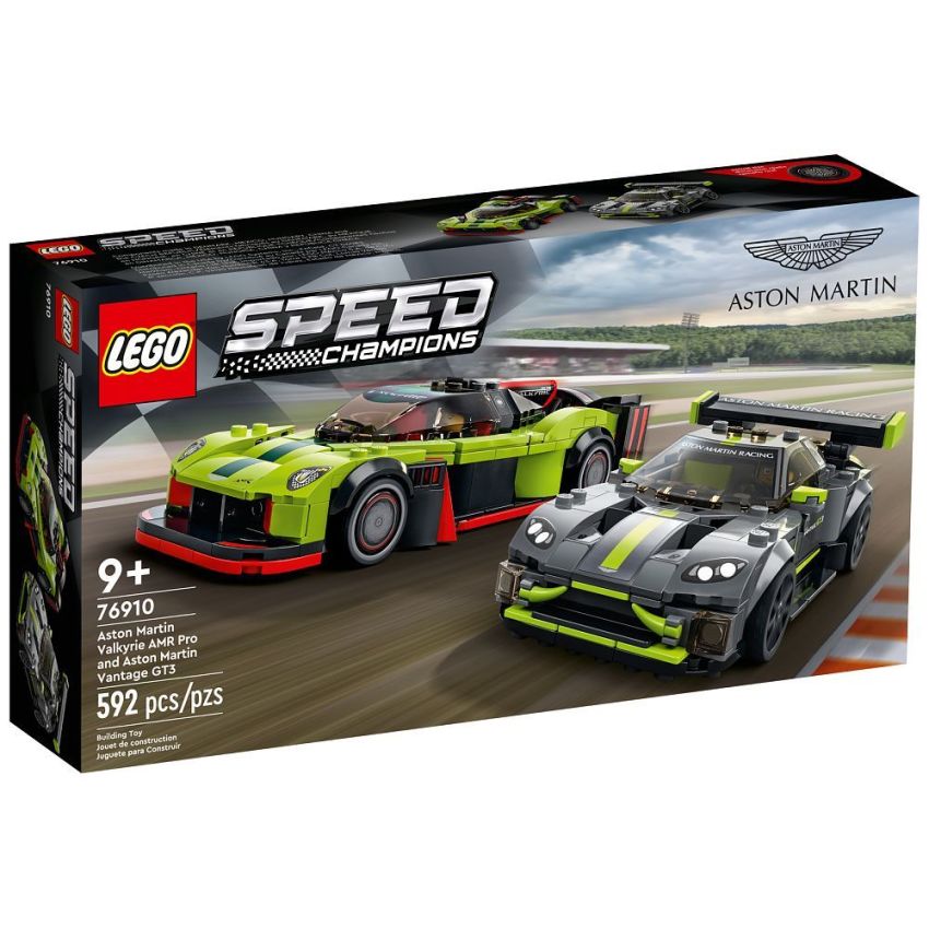 LEGO® Speed Champions 76910 - Aston Martin Valkyrie AMR Pro & Aston Martin Vantage GT3