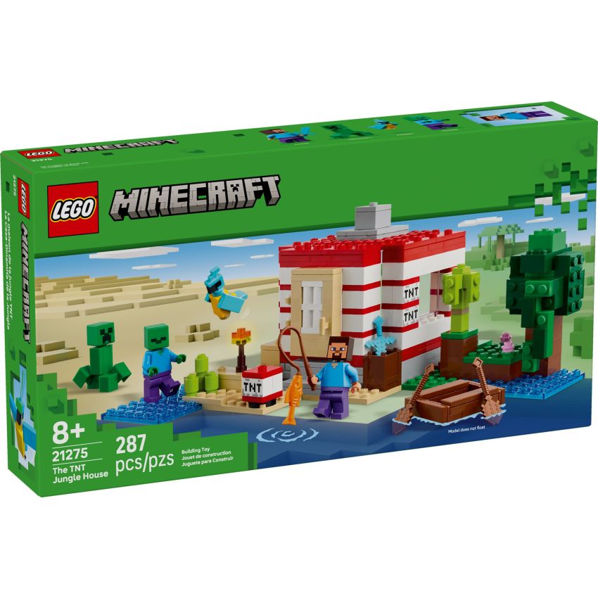 LEGO® Minecraft 21275  - Das TNT-Dschungelhaus