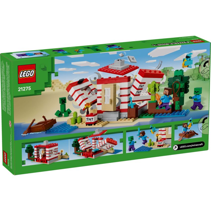 LEGO® Minecraft 21275  - Das TNT-Dschungelhaus