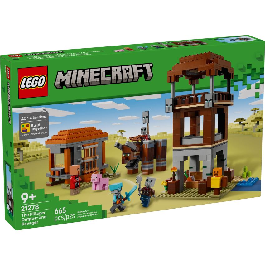 LEGO® Minecraft 21278 - Ein Verwüster am Plünderer-Außenposten