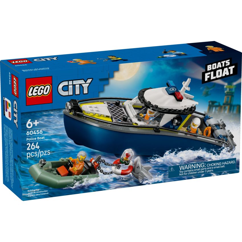 LEGO® City 60456 - Verfolgungsjagd im Polizeiboot