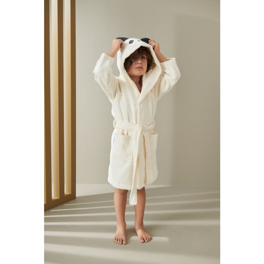 LIEWOOD - Lily Bademantel Panda Creme de la Creme