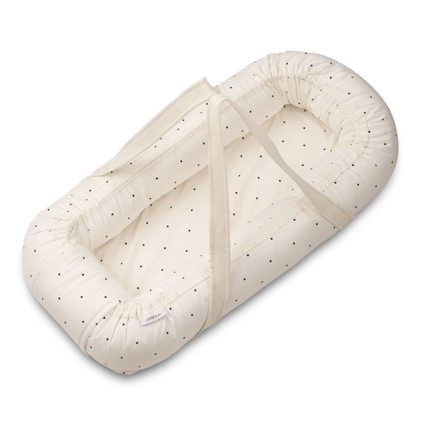 LIEWOOD - Gro Babynest Classic Punkte Creme