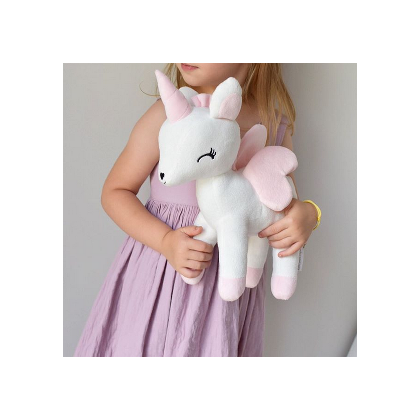Melootka - Plüsch Einhorn L weiss