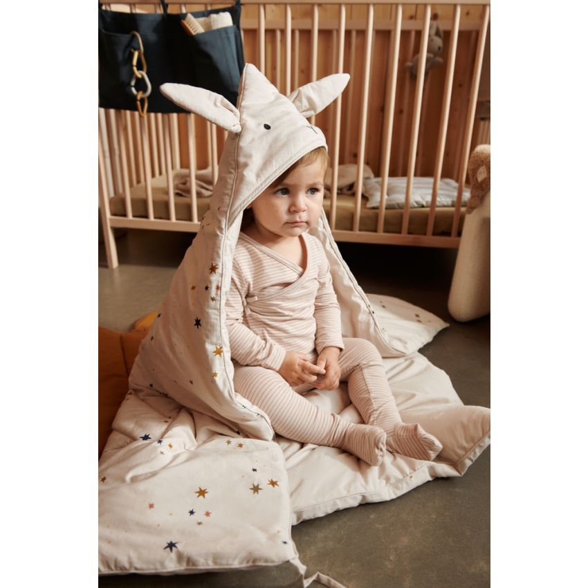 LIEWOOD - Daxton Babywrap Decke Sandy Sternchen