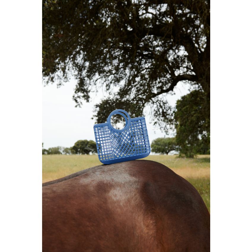 LIEWOOD - Samantha Korbtasche Klein Riverside Dunkelblau