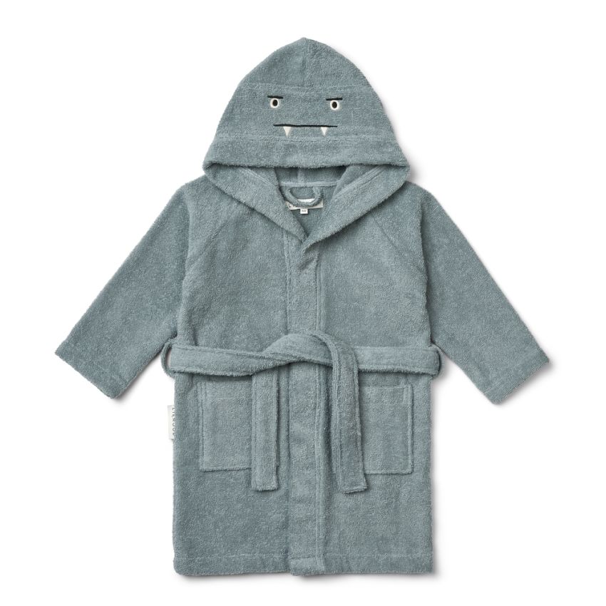 LIEWOOD - Lily Bademantel Monster Blue Fog