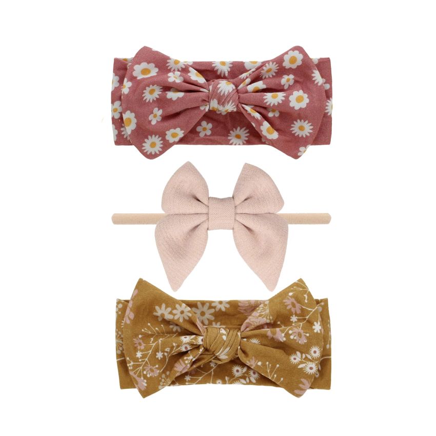 Emerson and Friends - Stirnband Set Girly Bamboo Flowers