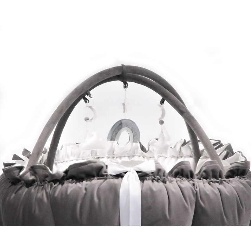 Lilac Sunday - Babyinsel rund 2 in 1 Olivia grau, Spielzeug grau