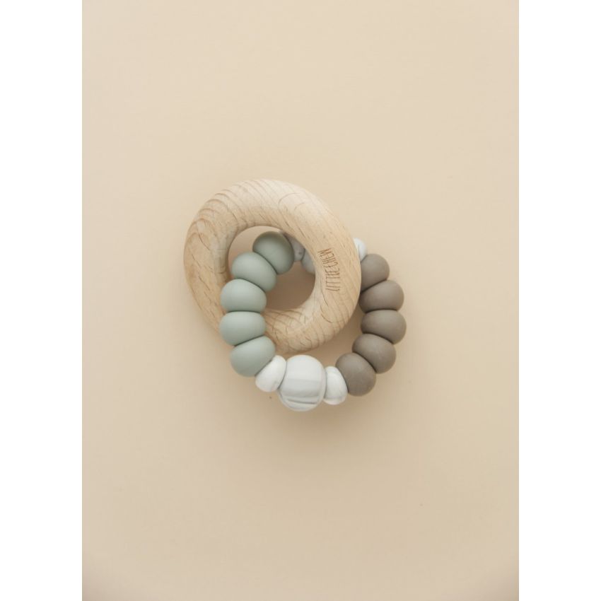littleCHEW - Greifling Holz & Silikonring Villy