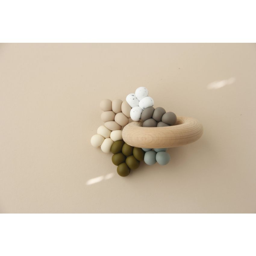 littleCHEW - Greifling Holzring und Stern Yoyo