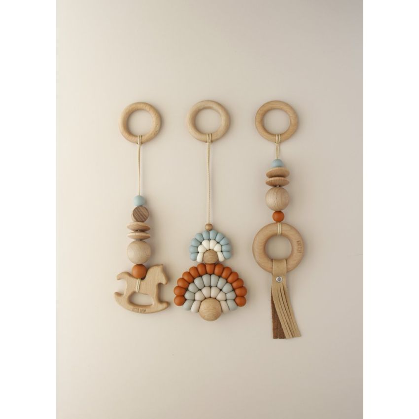 littleCHEW - Play Gym Set Hazel Rainbow inkl. Ständer