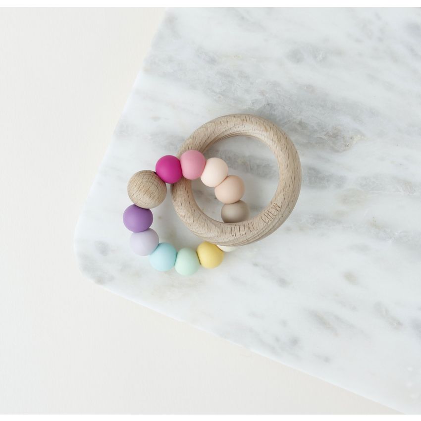 littleCHEW - Greifling Holz & Silikonring Viena