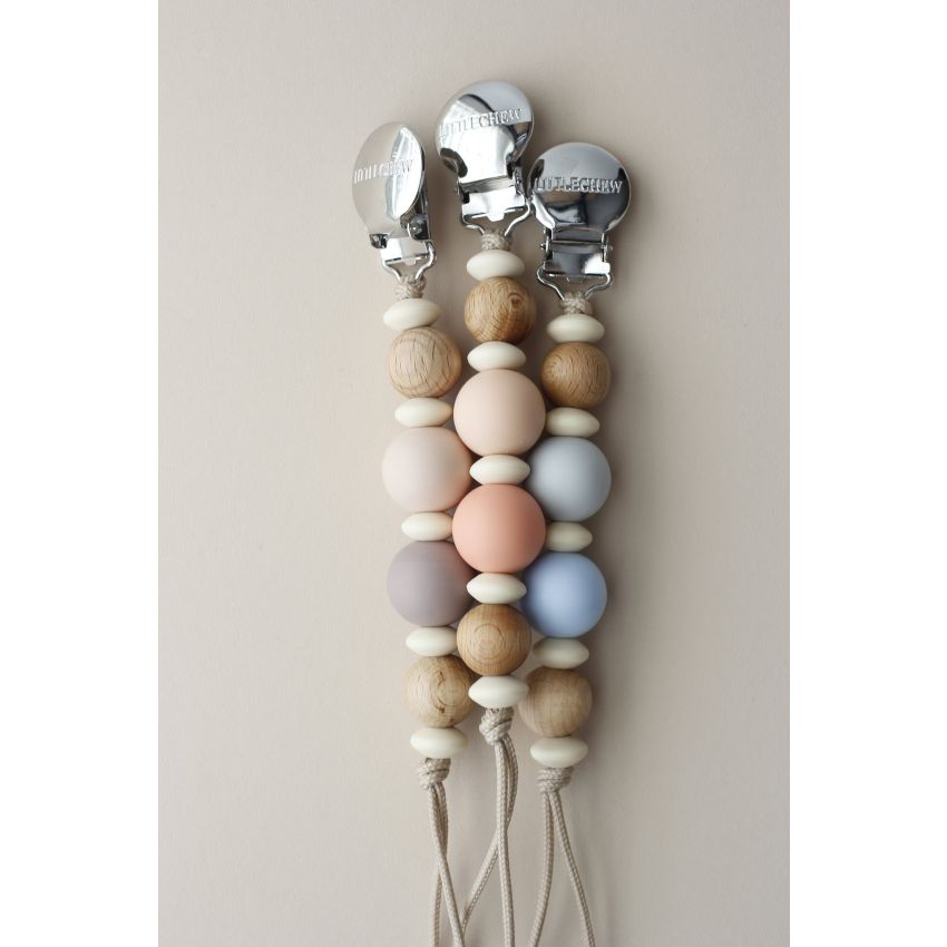 littleCHEW - Schnullerclip Summer Coral