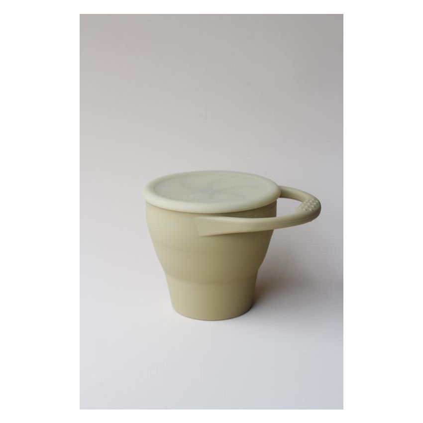 littleCHEW - Snackbecher faltbar Khaki