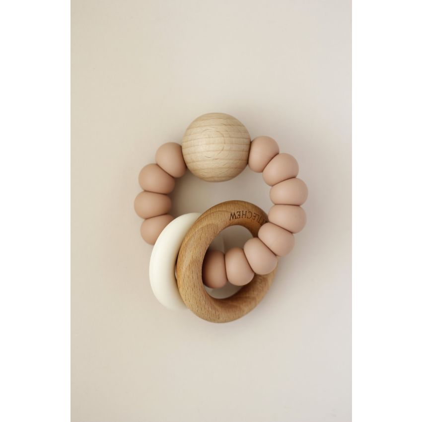 littleCHEW - Greifling Silikonring Meloma Dany Altrosa