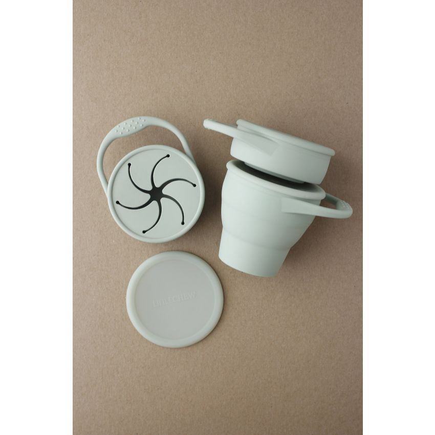littleCHEW - Snackbecher faltbar Sage