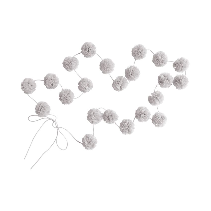Spinkie - Mini PomPom Girlande Oyster