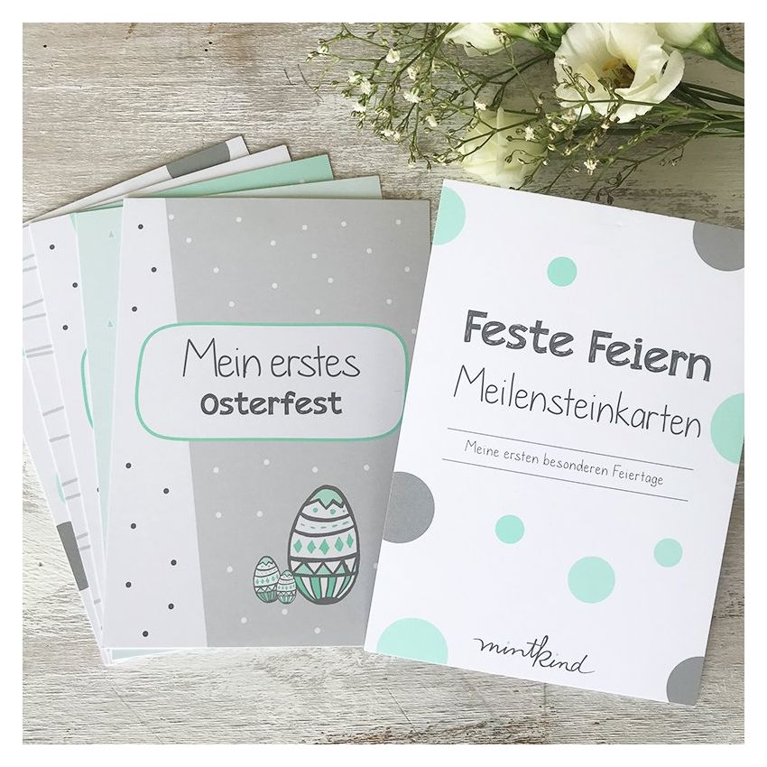 mintkind - Meilensteinkarten- Set 