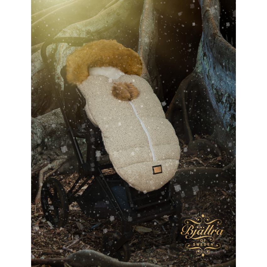 Bjällra of Sweden - Fusssack Grey Tweed