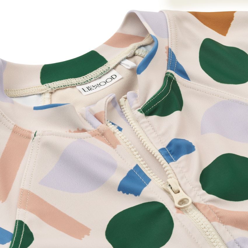 LIEWOOD - Magali UV Badeanzug Paint Stroke Sandy