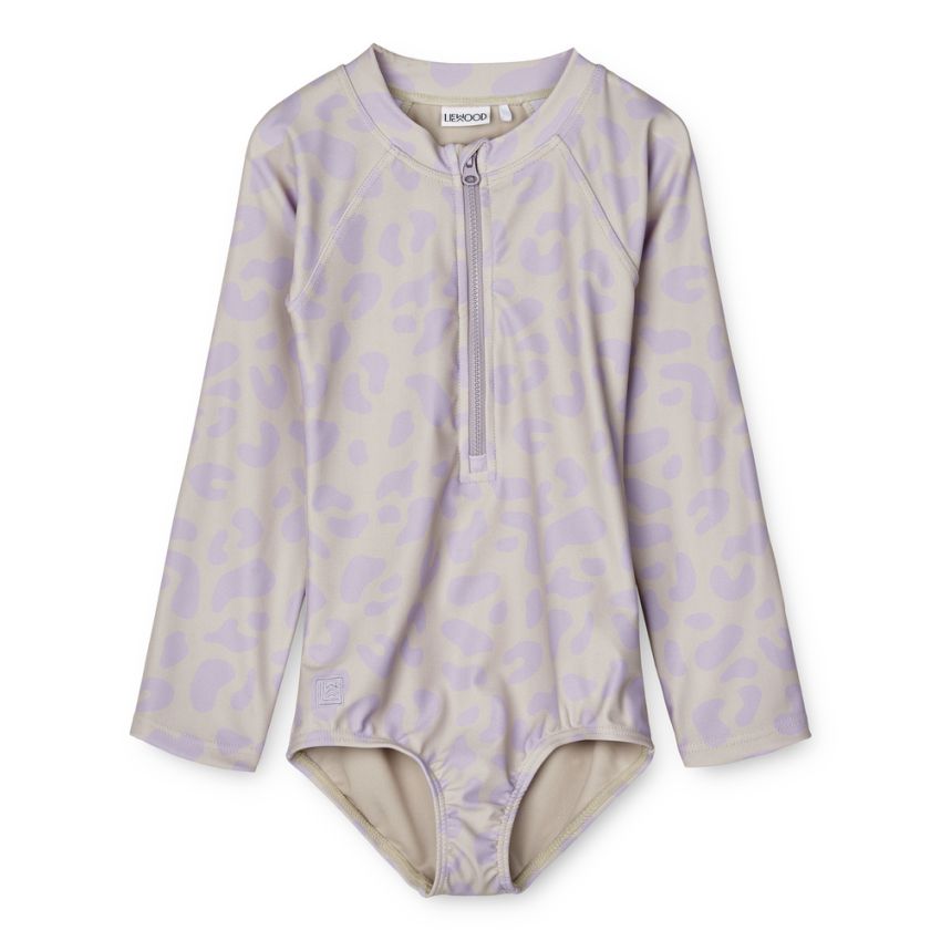 LIEWOOD - Magali UV Badeanzug Leo Misty Lilac