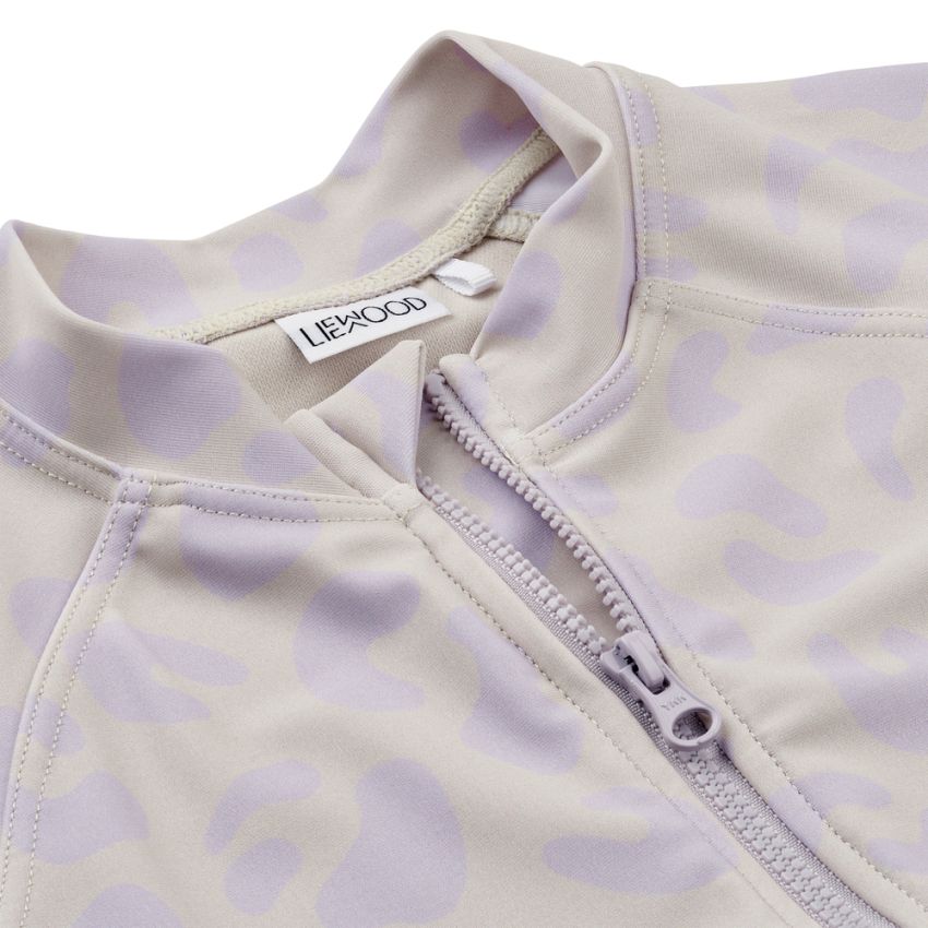 LIEWOOD - Magali UV Badeanzug Leo Misty Lilac