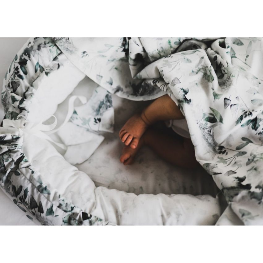 Makaszka - Babynest Sage Green