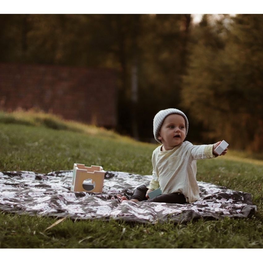 Makaszka - Aufräumsack - Playmat 2in1 Night Flowers