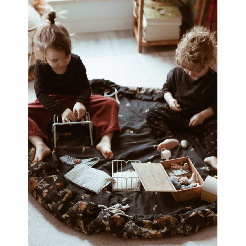 Makaszka - Aufräumsack - Playmat 2in1 Night Flowers