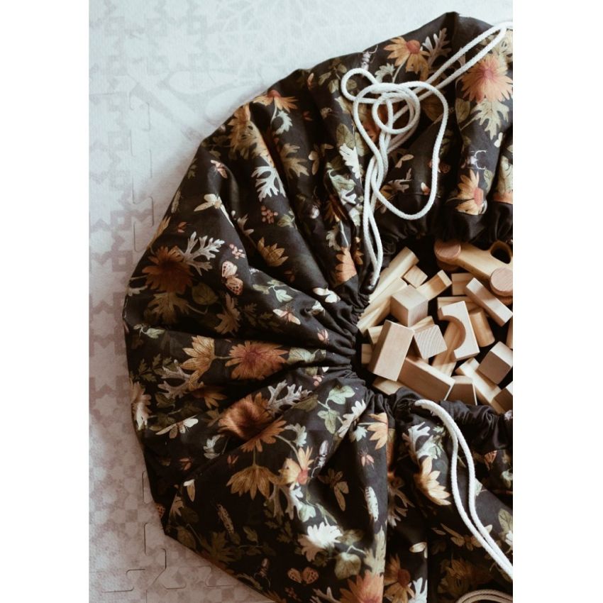 Makaszka - Aufräumsack - Playmat 2in1 Night Flowers