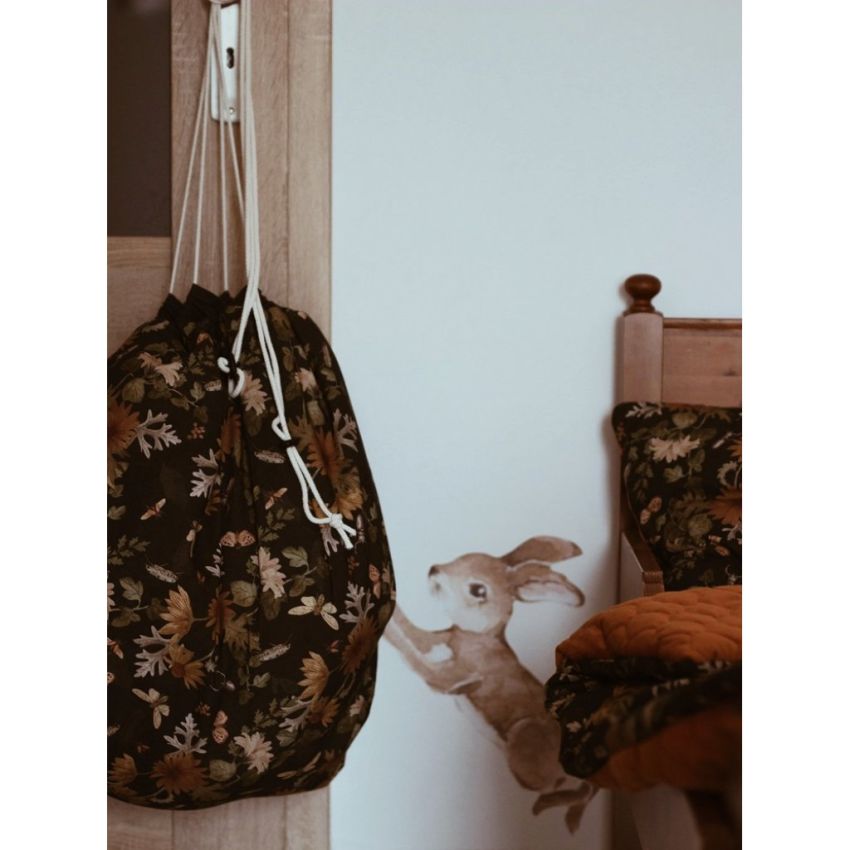 Makaszka - Aufräumsack - Playmat 2in1 Night Flowers