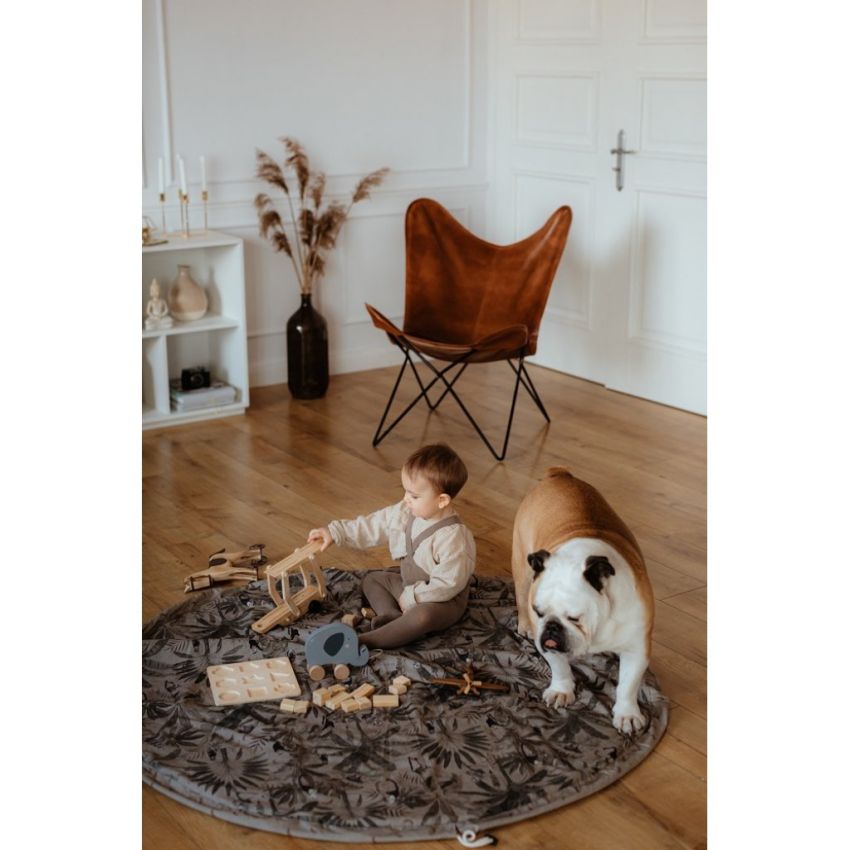 Makaszka - Aufräumsack - Playmat 2in1 Night Flowers