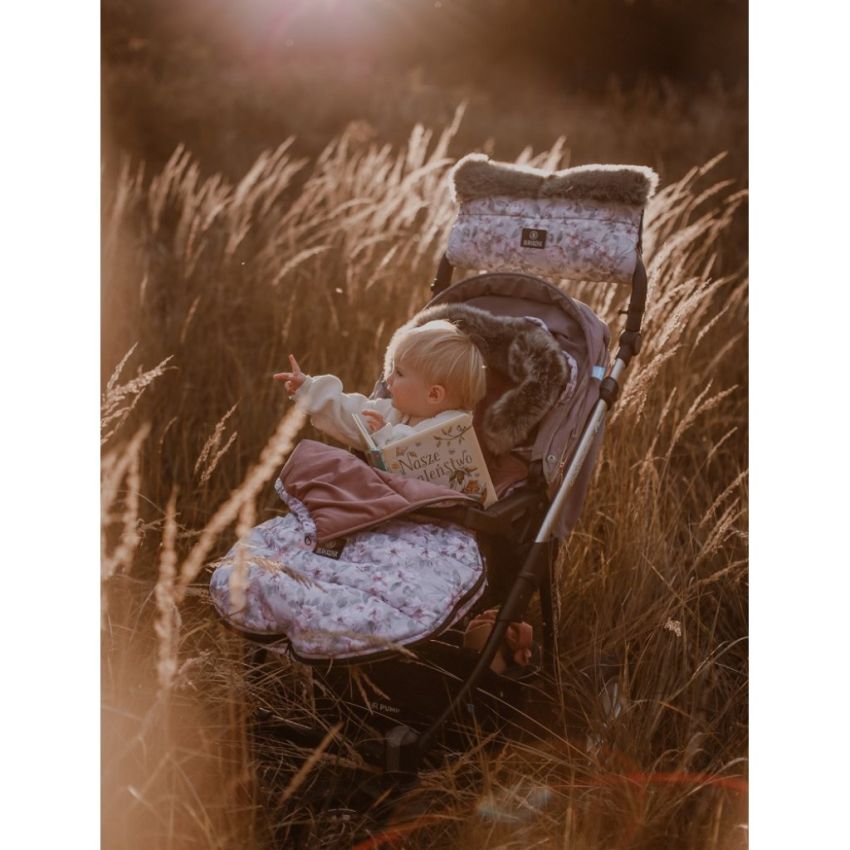 Makaszka - Fusssack Vintage Flowers (0-36 Monate)