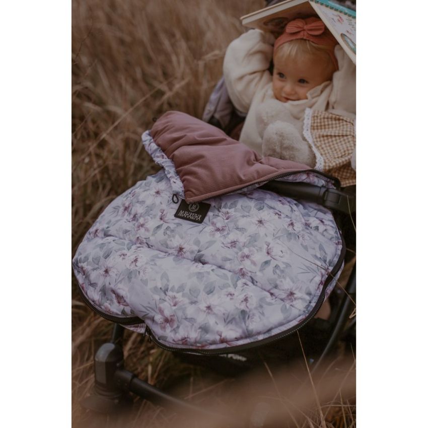 Makaszka - Fusssack Vintage Flowers (0-36 Monate)