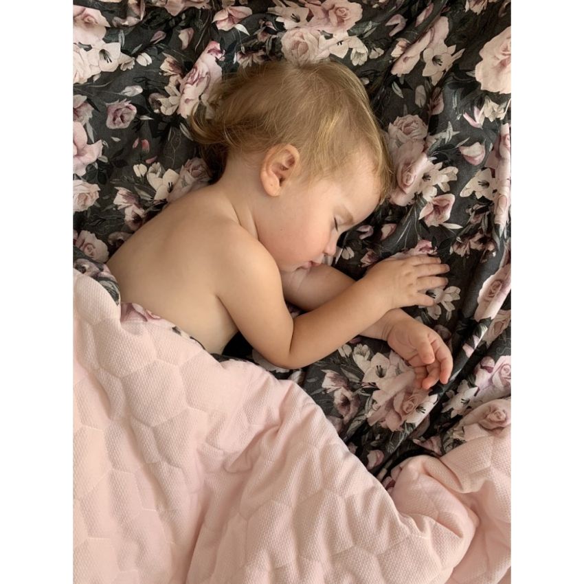 Makaszka - Samtdecke Night Flowers 100x150cm