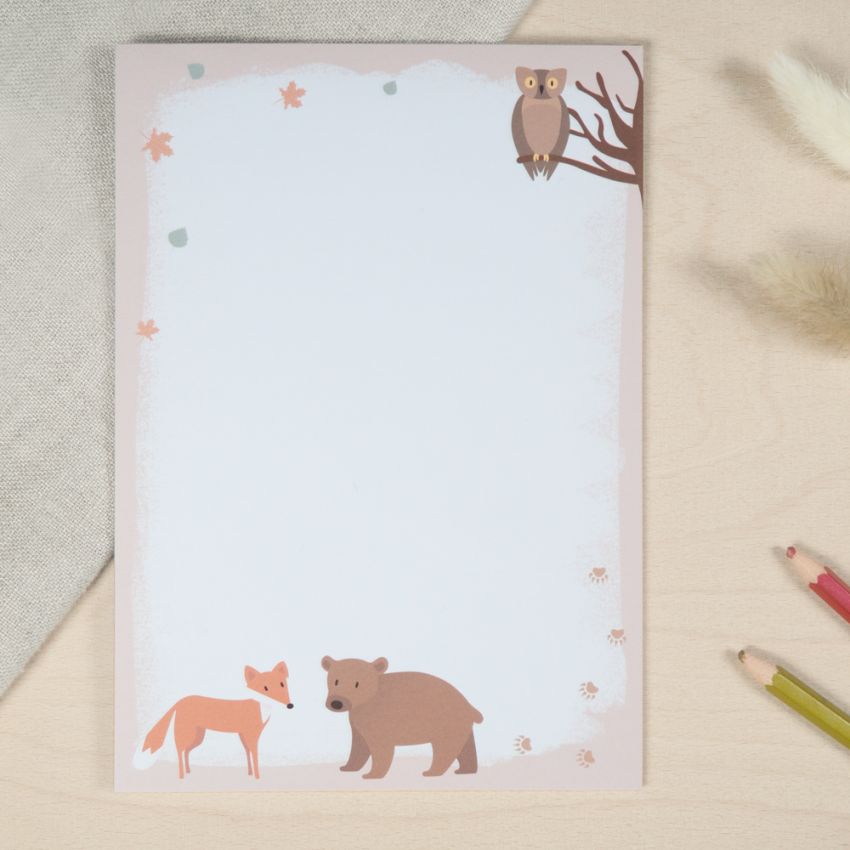mintkind - Briefpapierset Wald