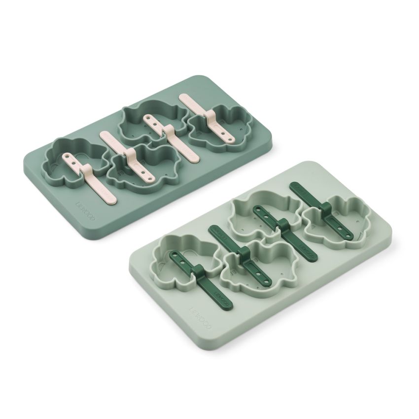 LIEWOOD - Silikon Glaceformen Manfred Dino Peppermint Mix