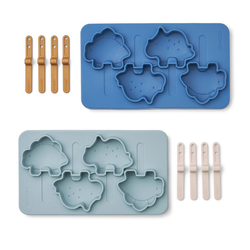LIEWOOD - Silikon Glaceformen Manfred Dino Riverside Mix