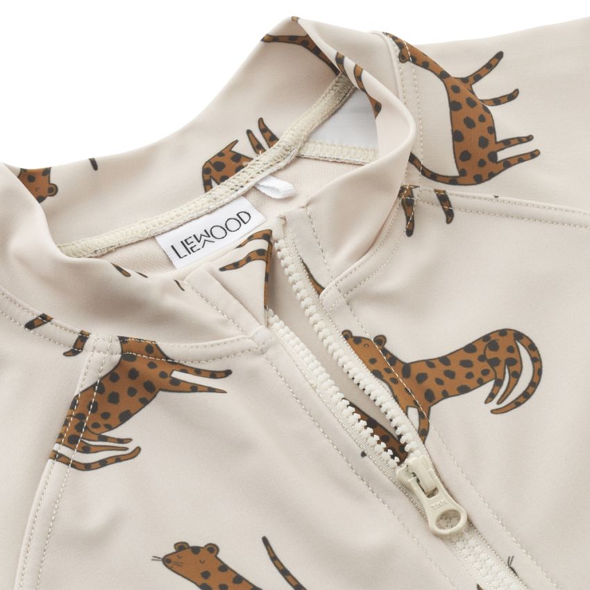 LIEWOOD - Max UV Schwimmanzug Leopard Sandy