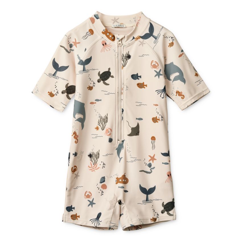 LIEWOOD - Max UV Schwimmanzug Sea Creature Sandy new
