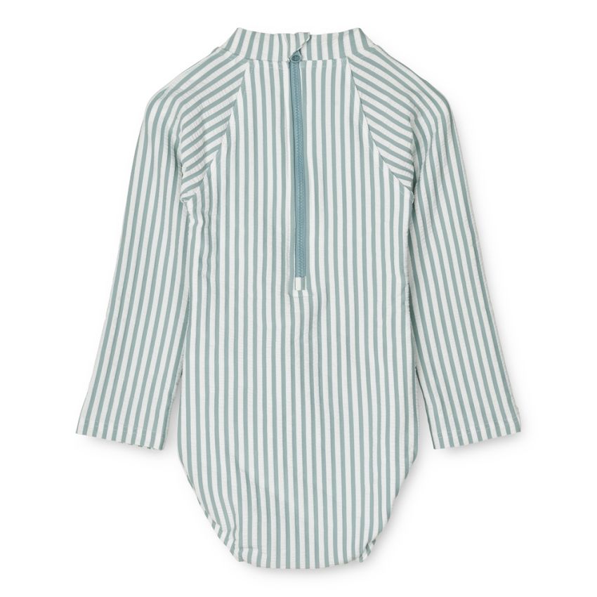 LIEWOOD - Maxime Baby UV Badeanzug Streifen Sea Blue