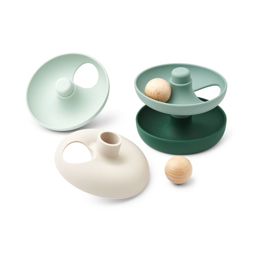 LIEWOOD - Maya Stapelturm Murmelbahn Peppermint