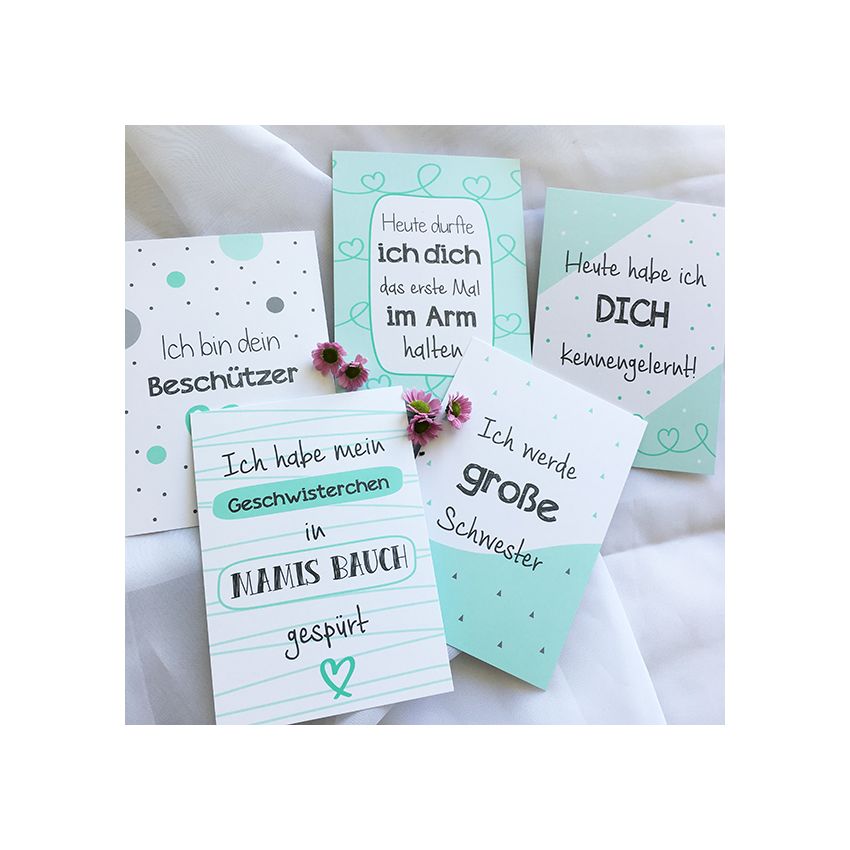 mintkind - Meilensteinkarten- Set 