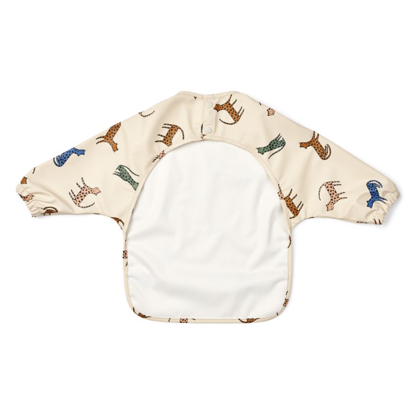 LIEWOOD - Merle Lätzchen Langarm Leopard Multi