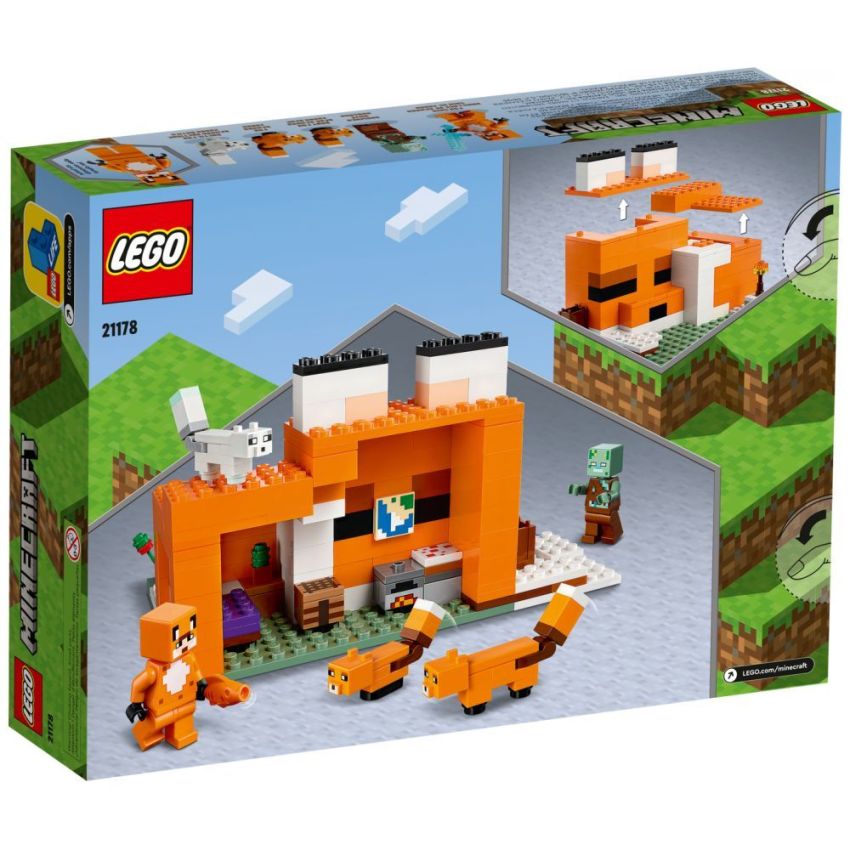 LEGO® Minecraft 21178 - Die Fuchs-Lodge